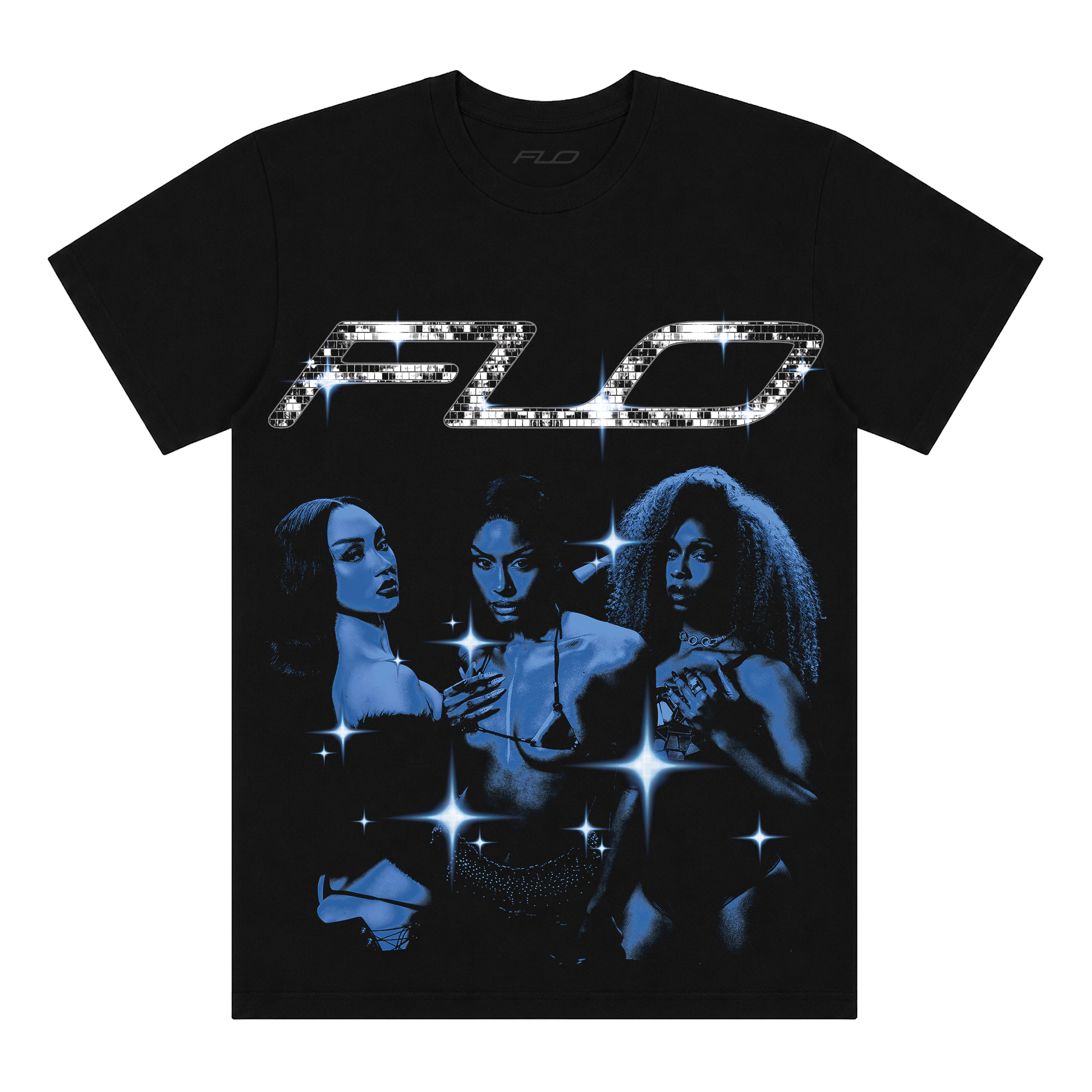 THERAPY AT THE CLUB: Black Homage T-Shirt Front