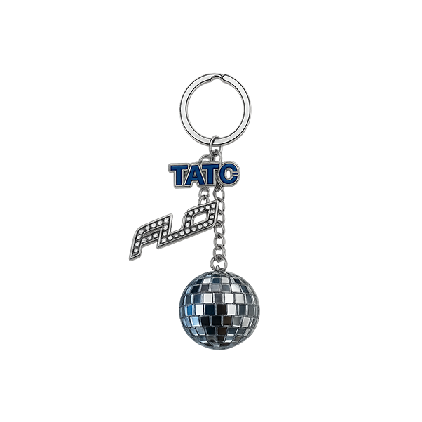 Therapy At The Club Disco Ball Keychain