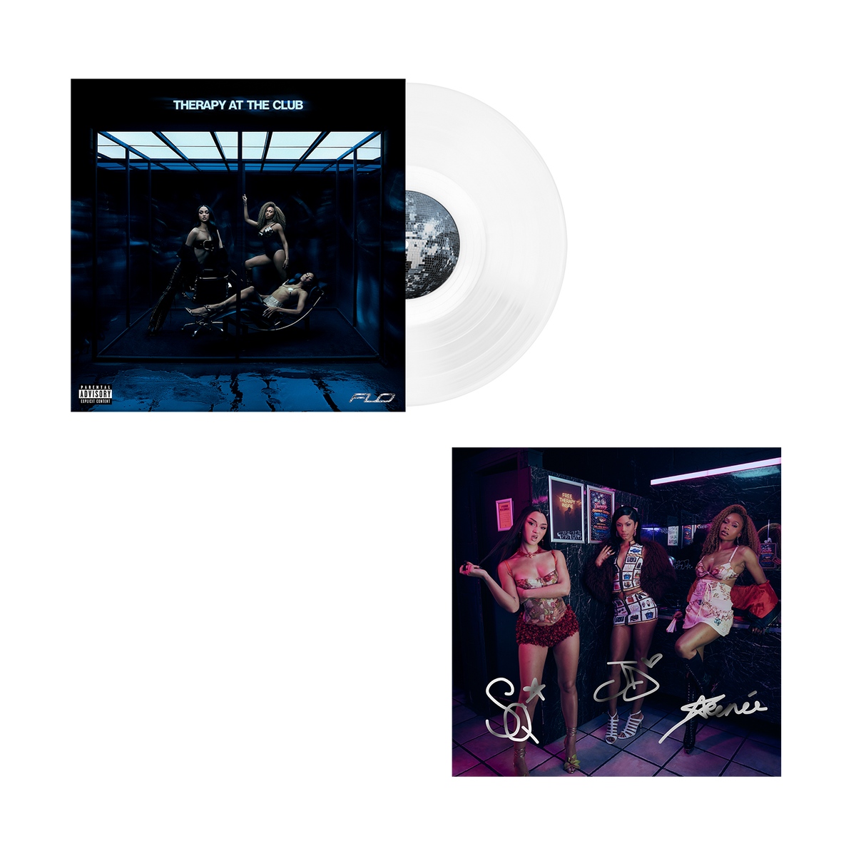 THERAPY AT THE CLUB: Signed LP