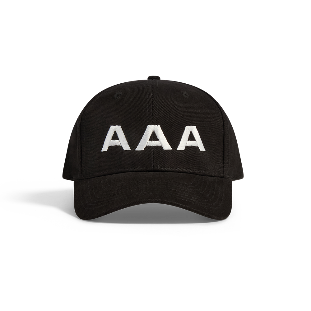 AAA Black Baseball Cap 1