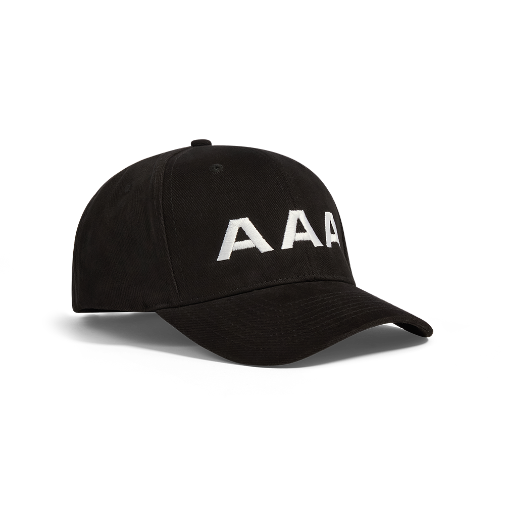 AAA Black Baseball Cap 2