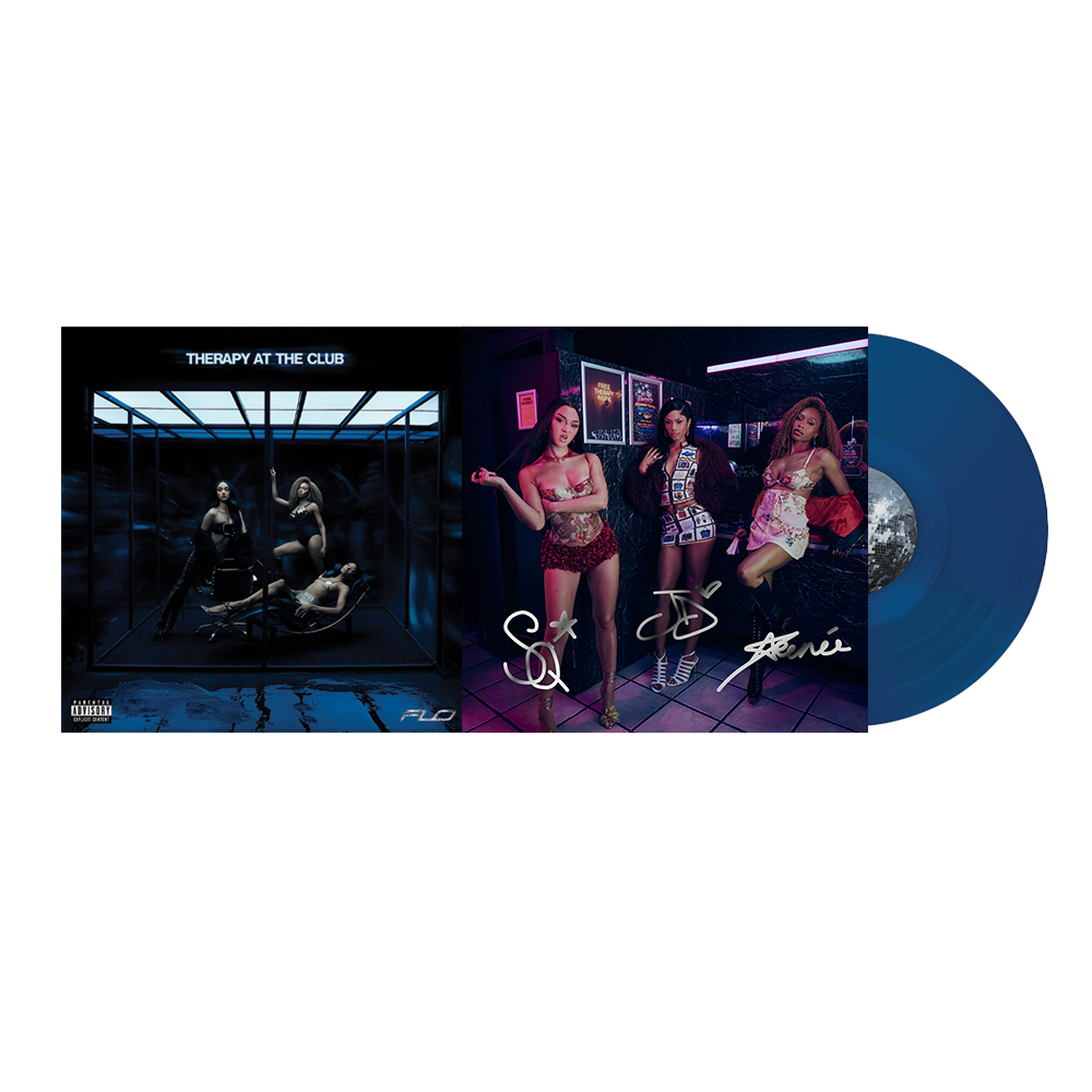 THERAPY AT THE CLUB: Signed LP Insert
