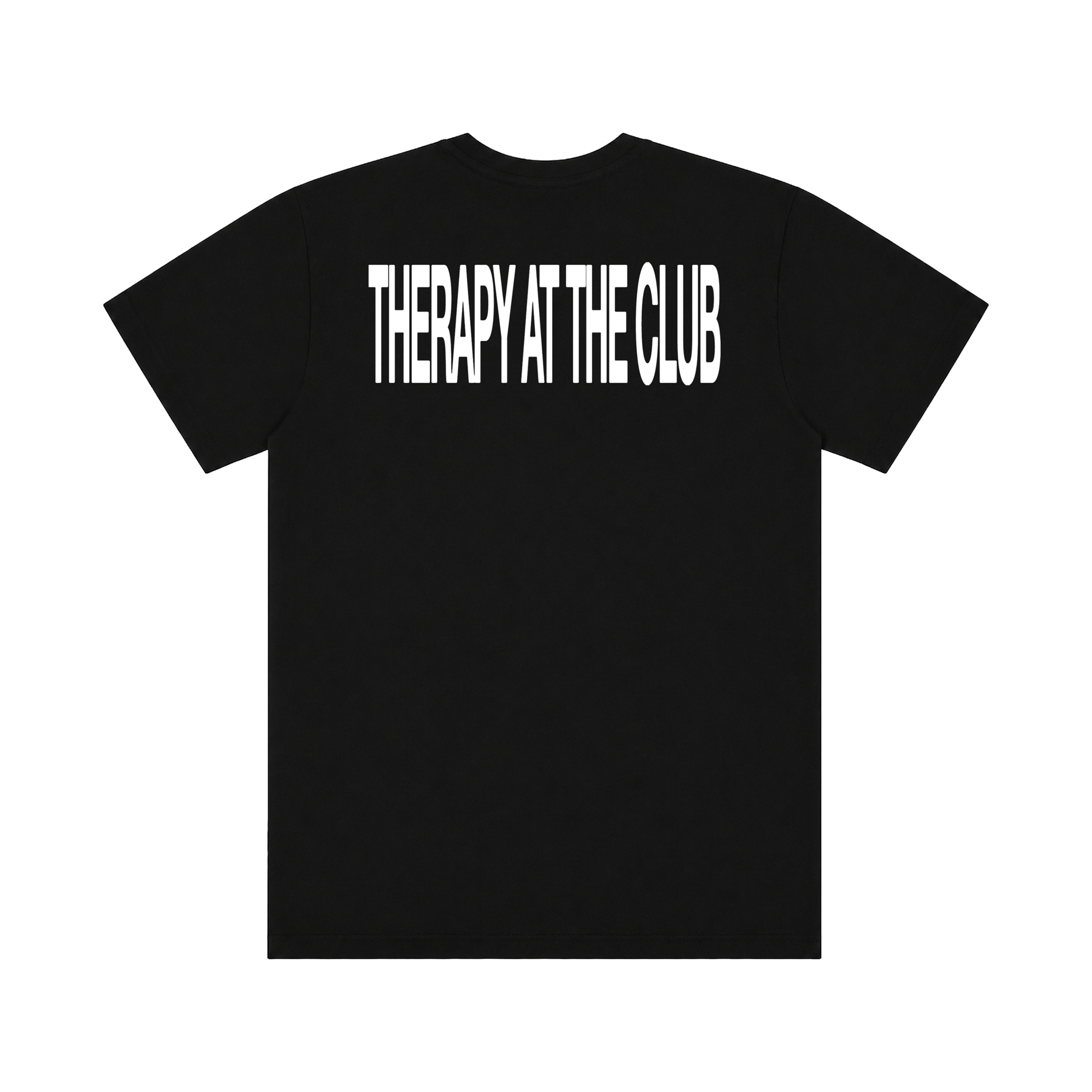 THERAPY AT THE CLUB: Black Homage T-Shirt Back